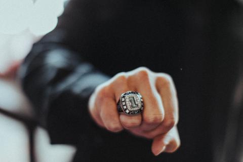 Jon Nite Flashes Super Bowl Ring at World's Largest No.1 Party