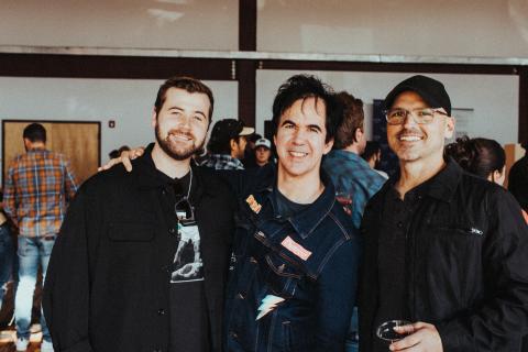 Jimmy Robbins, JT Harding and Jon Nite at World's Largest No.1 Party - April 2022